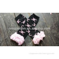 chiffon ruffle leg warmers